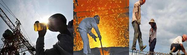 重工業(yè)企業(yè)飯?zhí)迷鯓訛楦邷丨h(huán)境下的作業(yè)人員制定標(biāo)準(zhǔn)的營養(yǎng)食譜？